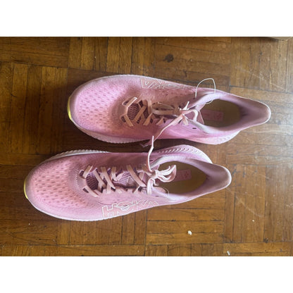 HOKA One One Mach 6 Running Shoes – Pink Speckle – Men's 9.5 D (EU 43⅓