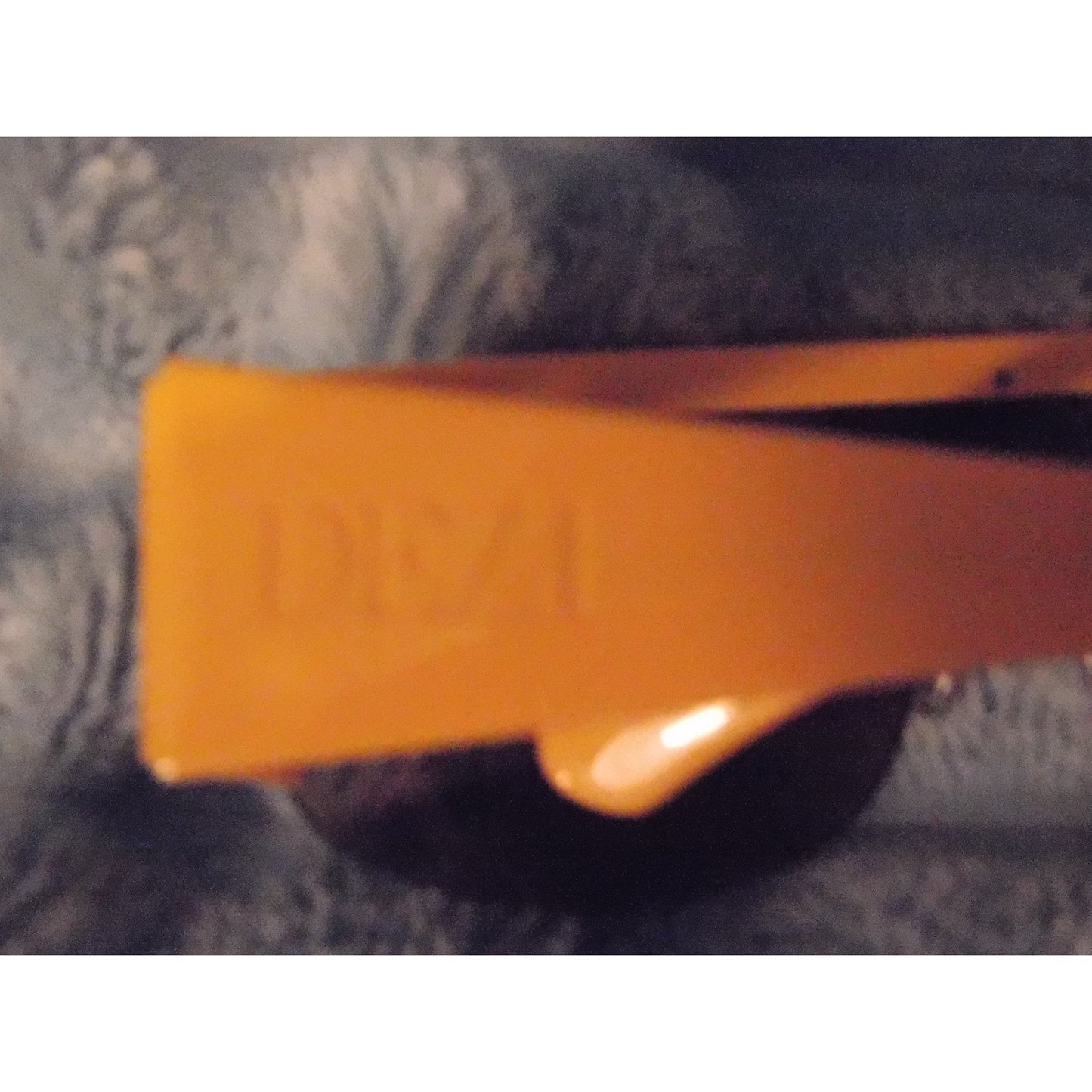 DEZI Yellow Rimless Shield Sunglasses Orange Mirror Lens UV Protection