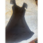 Giorgio Armani Black Sheer Sleeve Cocktail Dress Made in Italy Size 42 (US 6/8)