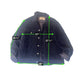 ZADIG & VOLTAIRE Corduroy Trucker Jacket Navy Blue Quilted Lined Mens Size XL