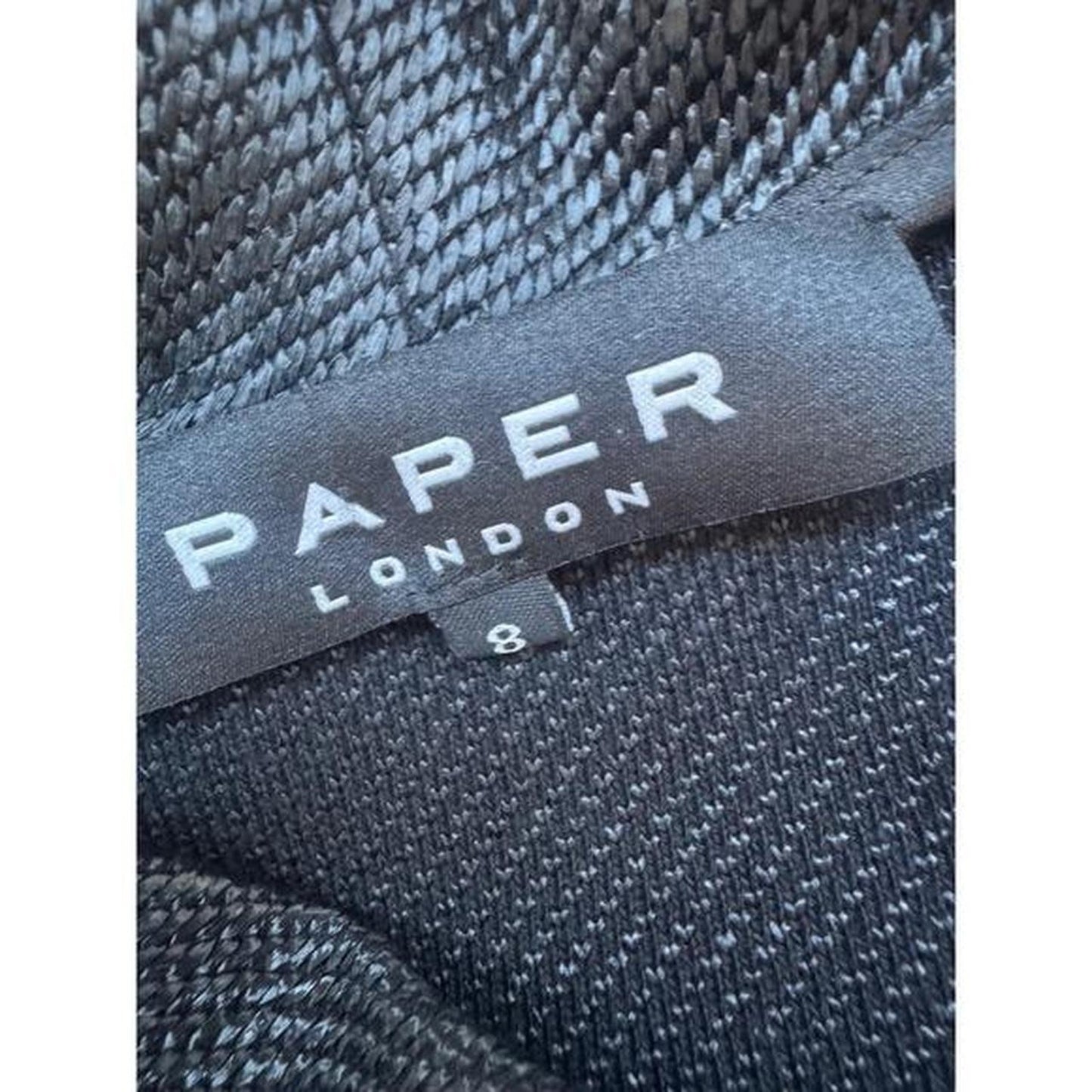 Paper london black blue textured