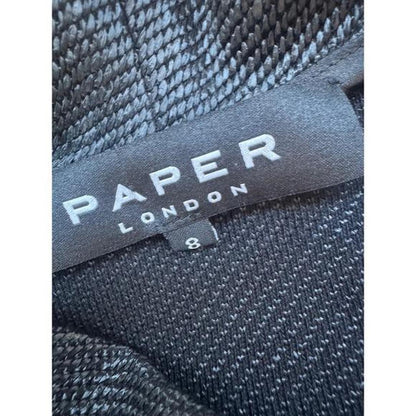Paper london black blue textured