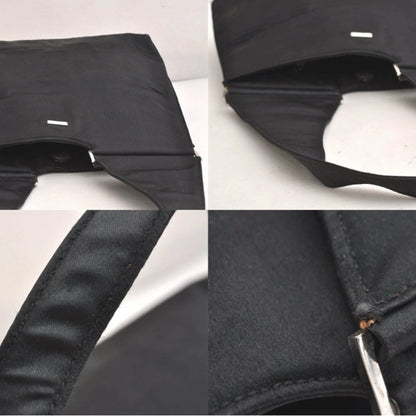 Gucci Vintage Satin Shoulder Bag – Silver Bar Detail