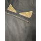 Fendi Bag Bugs “Monster Eyes” Sweatshirt – Leather Appliqué – Black – Size L