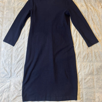 Vince Elegant‎ Navy Long Sleeve Dress size S