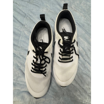 Nike Air Max Thea Running Shoes Sneakers White Black Women's US 8