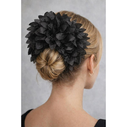 Ida sjostedt black floral applique