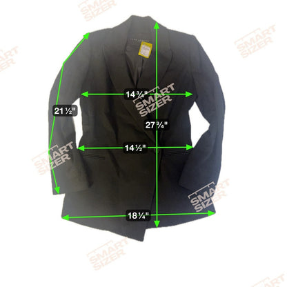 Tara Jarmon Paris Black "Vanessa" Blazer Size 10UK 6 USA