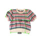 Other Stories Striped Knit Puff Sleeve Sweater Size L