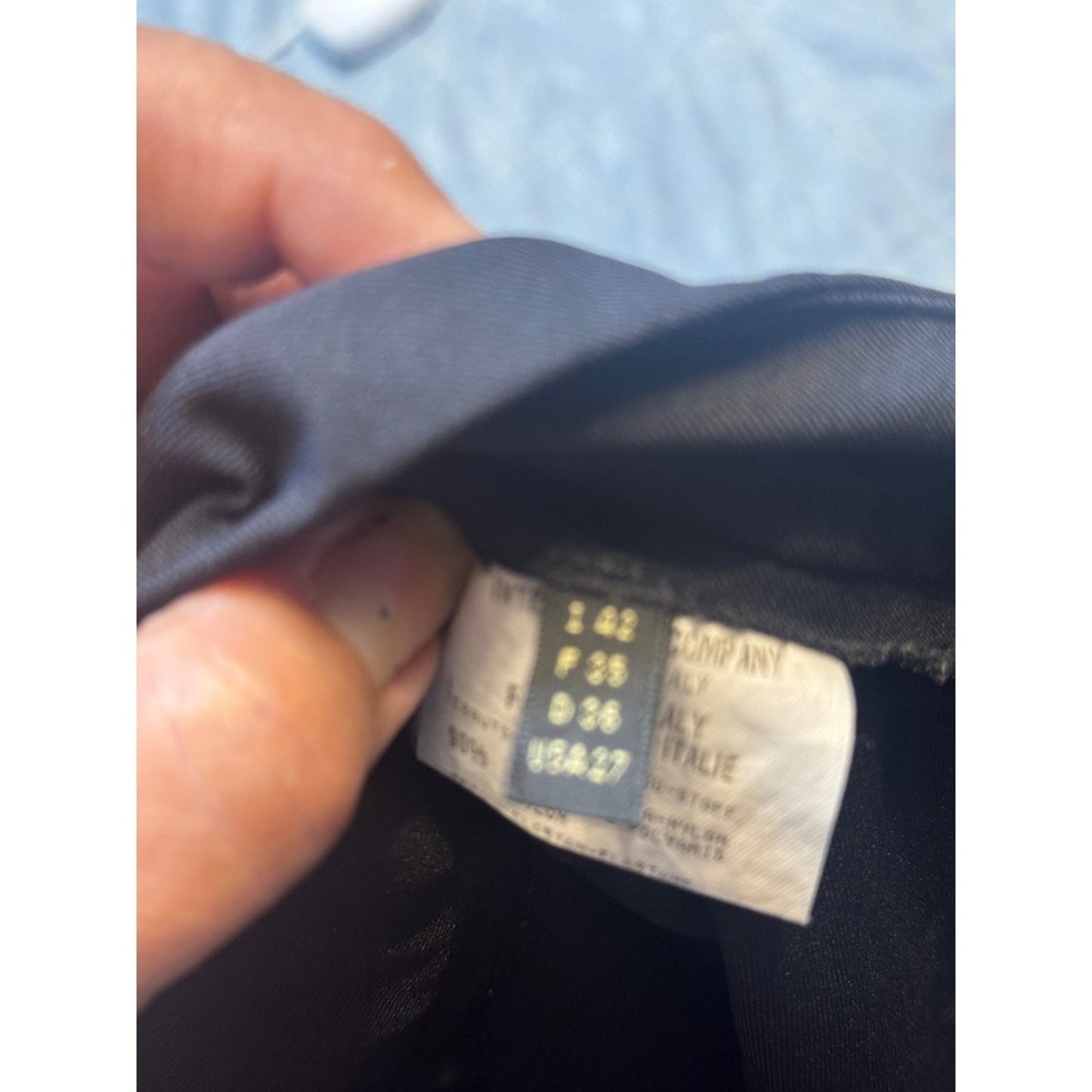 Marithe Francois Girbaud Black  Tailored Trousers Pants  Made in Italy Size 31