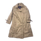 London Fog Manhattan Trench Coat Medium Tan Beige Double Breasted Classic Size M