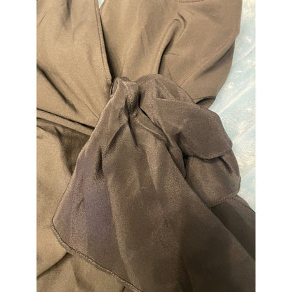 Opening Ceremony Black  Knot Front High Low Midi Dress Size 4