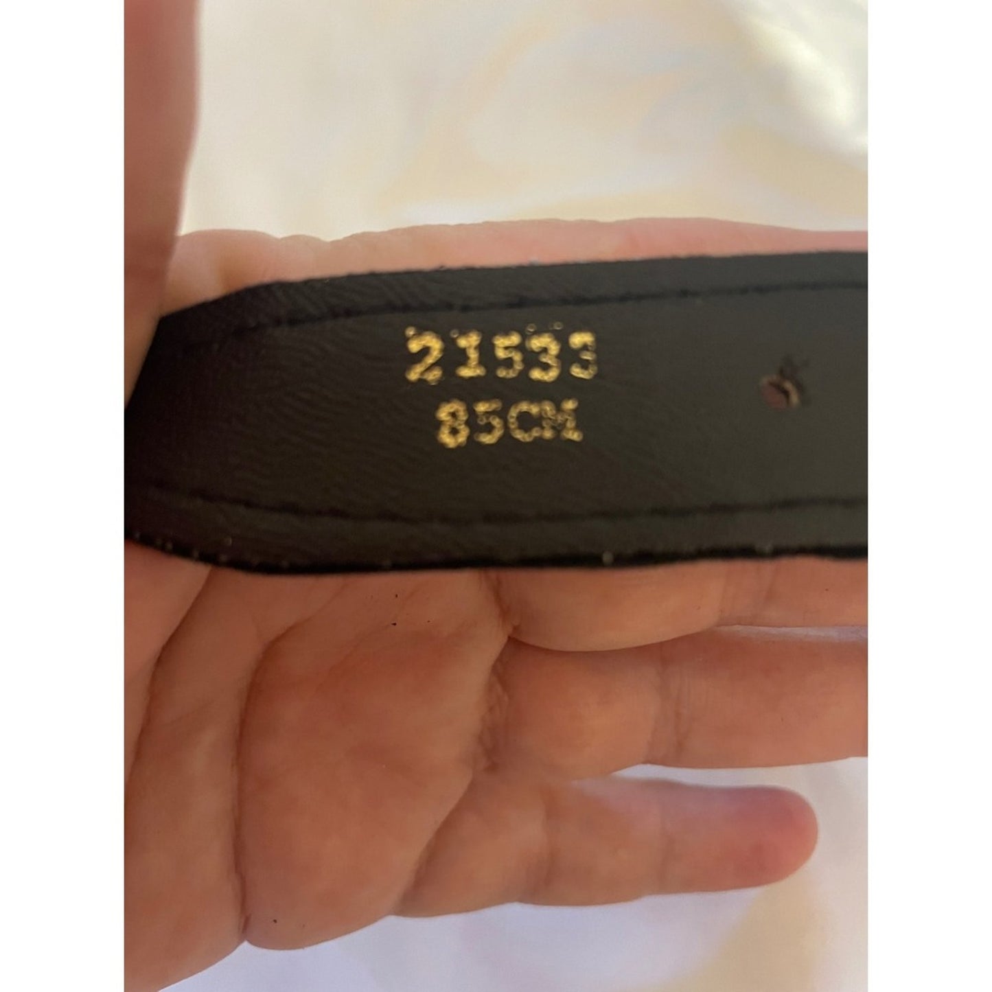 Dolce & Gabbana Vintage Velvet Belt – Gold Baroque Lion & Crown Medallion