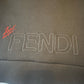 Fendi x Karl Lagerfeld Black Scuba Hoodie Jacket – Women’s Small