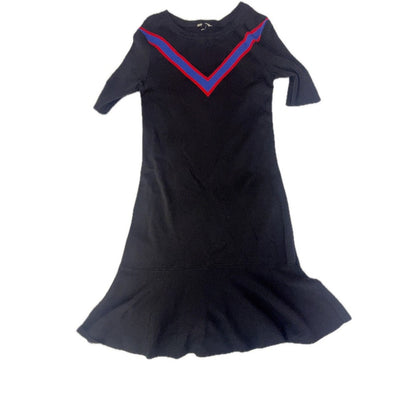 Sandro Paris Chevron Knit Fit & Flare Dress – Size 1 (fits S/4-6)