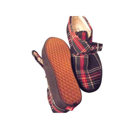 Vans Era Plaid Buckle Skate Shoes Unisex Red Green Black Size Unknown