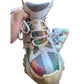 Anthony Wang Carambola-02 Platform Sneakers Rainbow Accent Size 9