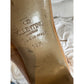 Valentino Tan Leather Ankle Strap Round Toe Heels Pumps Shoes 38.5/8