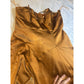 Free People x Fame and Partners Bronze Satin Slip Gown Dress Women’s Size 10