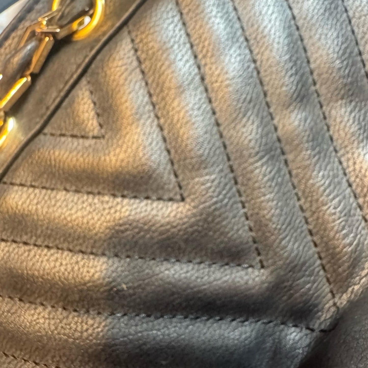 Free People Black Crossbody Bag with Gold Accents