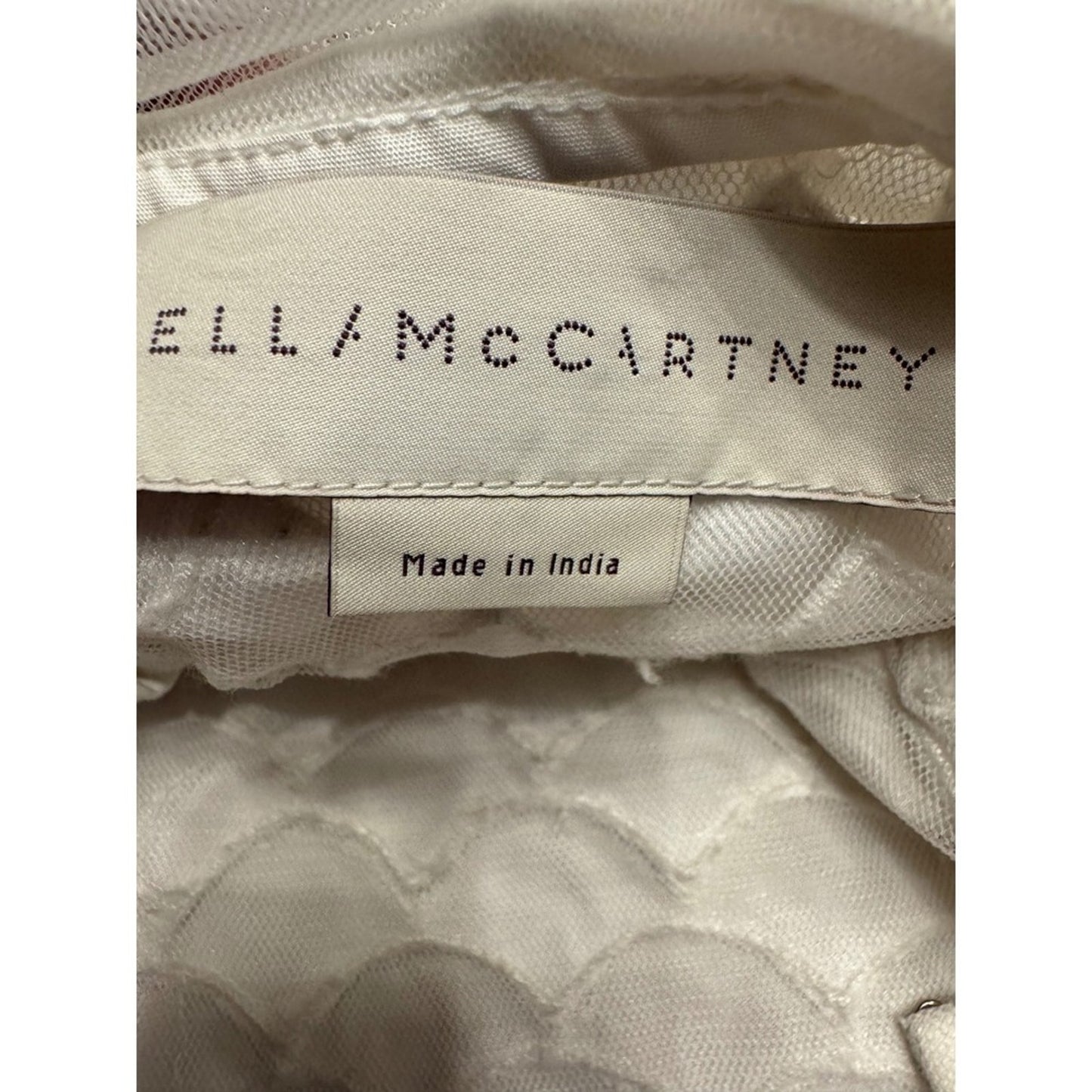 Stella McCartney White Textured Sleeveless Sheath Dress – Size 38 (US 4/Small)