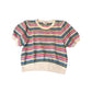 Other Stories Striped Knit Puff Sleeve Sweater Size L