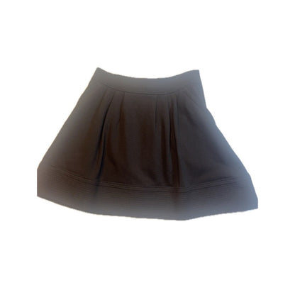 Marc by Marc Jacobs Black Pleated Mini Skirt -  Trim Detail S