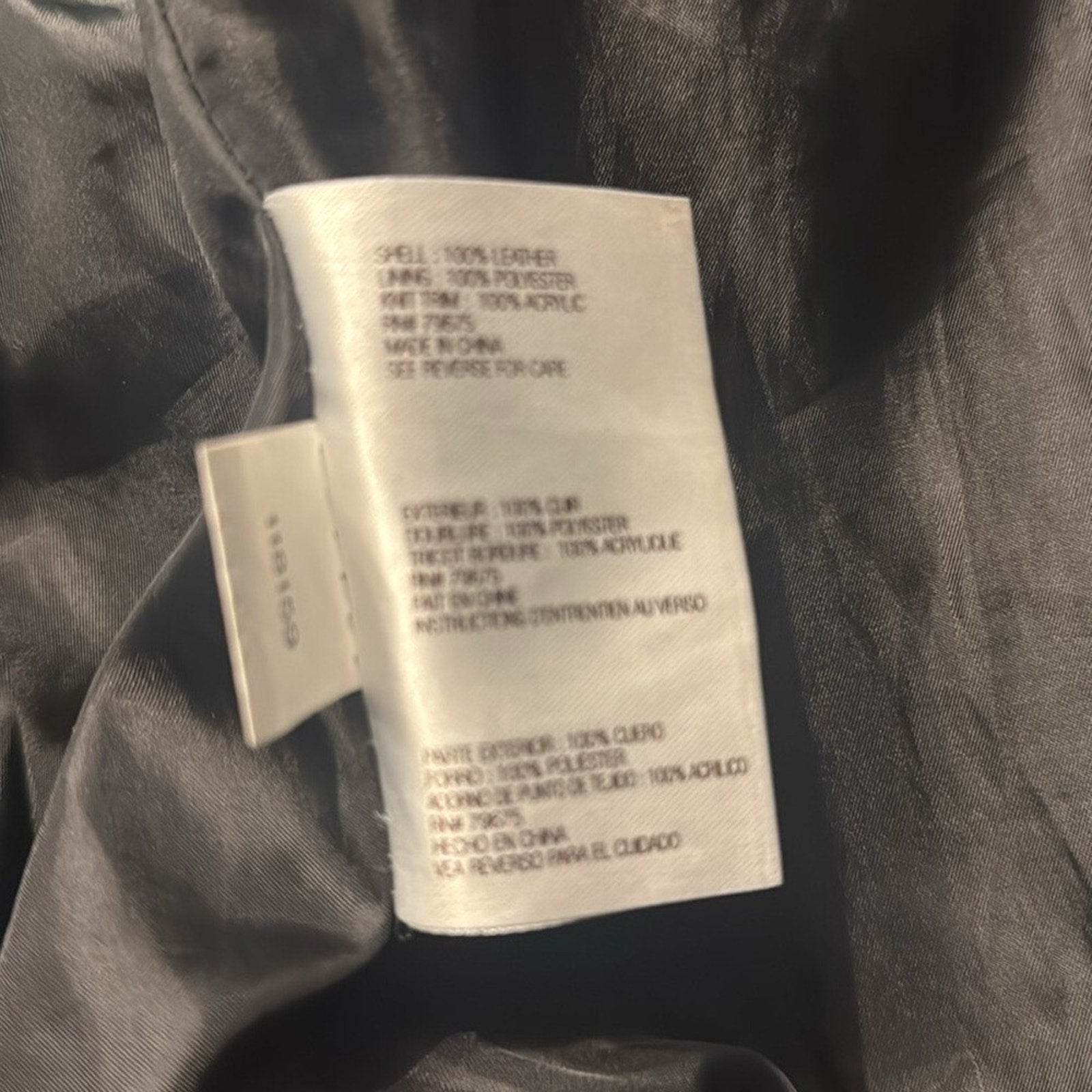 Michael Michael Kors Leather Jacket XL