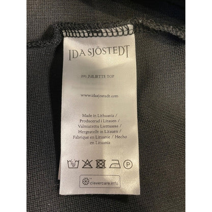 IDA SJÖSTEDT 291 JULIETTE TOP Blazer Dress Metallic Black  Double Breasted