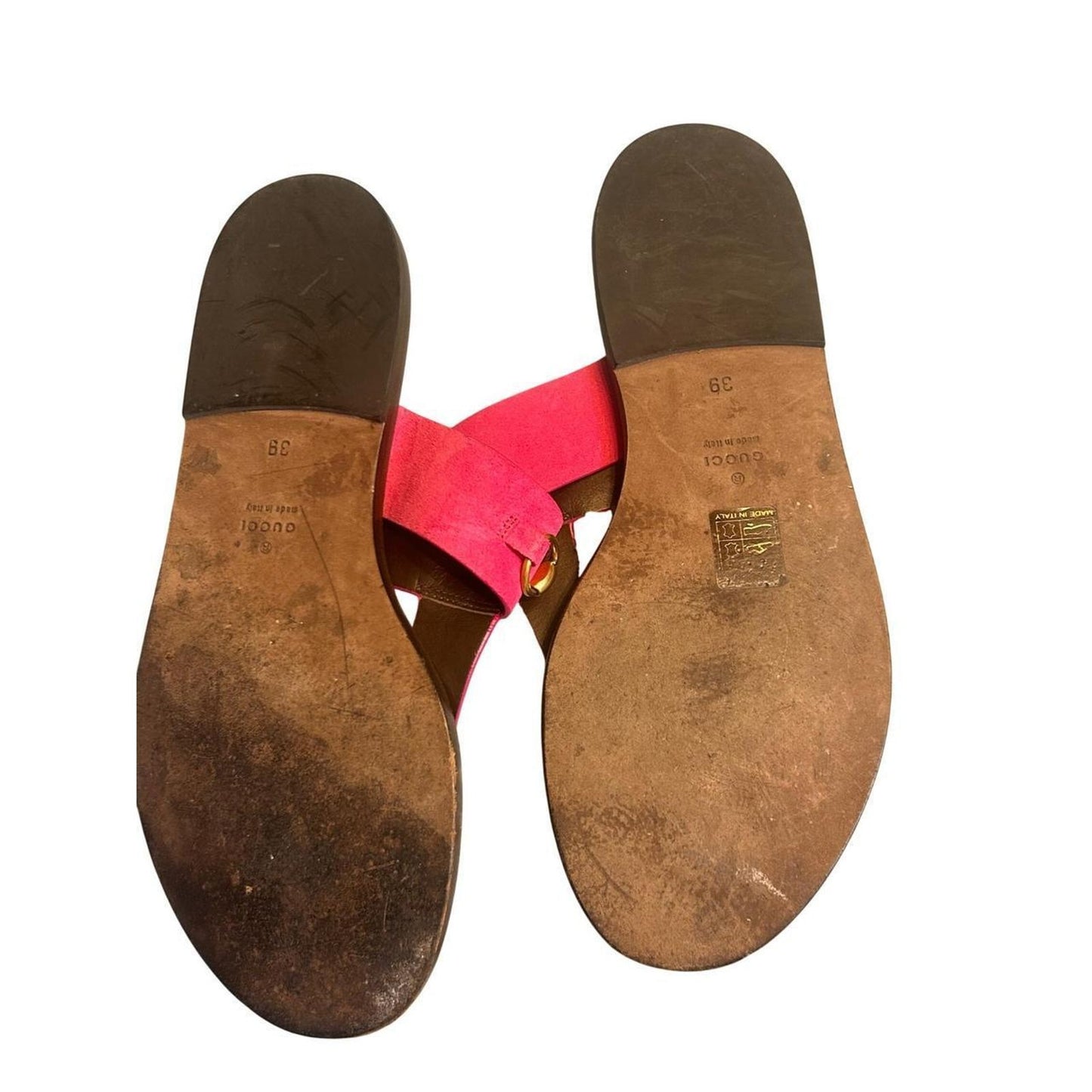 Gucci horsebit thong sandals womens