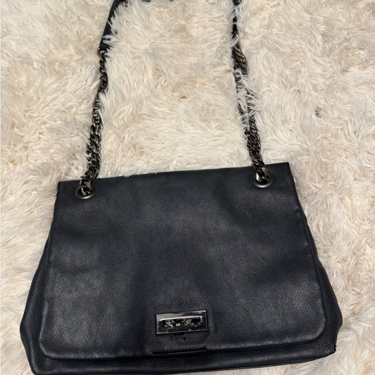 🖤 Valentino Garavani Black Leather Chain Shoulder‎ Bag – Genuine Leather