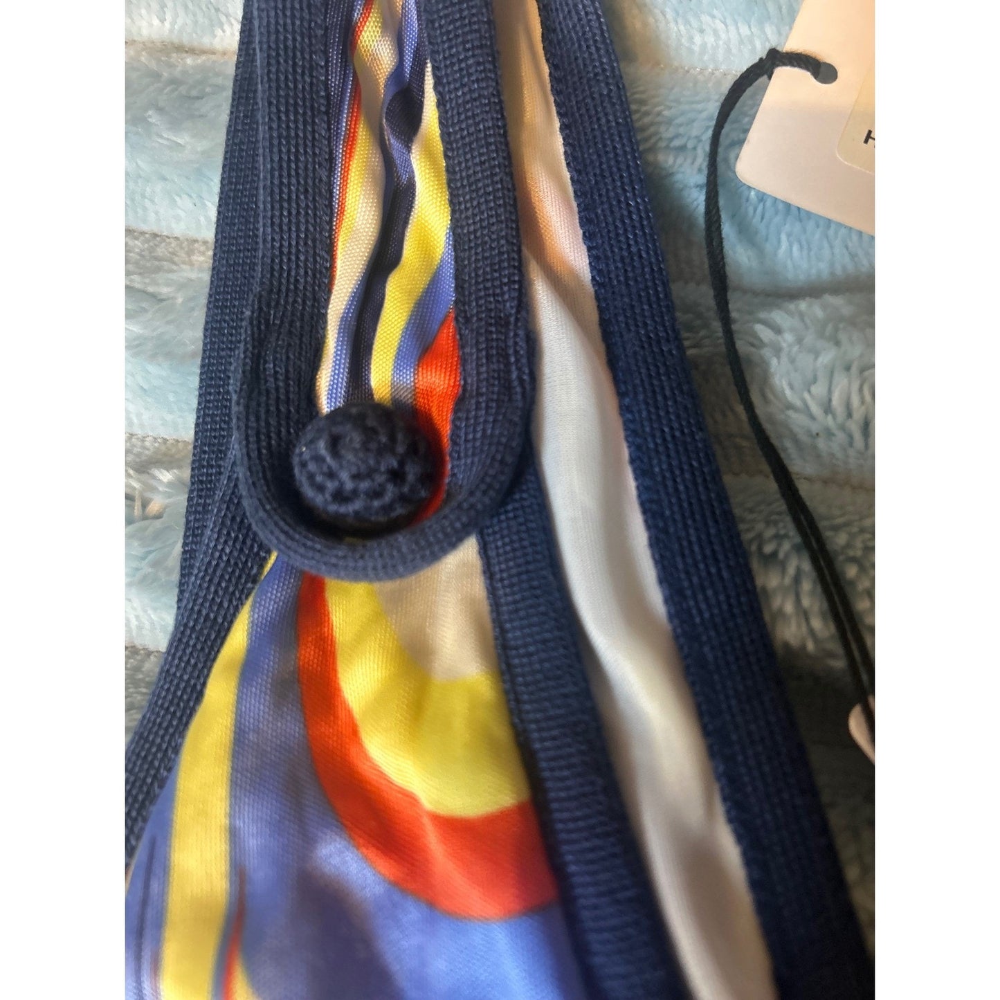 M Missoni Multicolor Psychedelic Teardrop Mini Dress CDANA8G5-MM2076 XS NEW