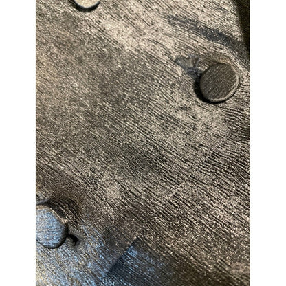 GESTUZ Metallic Double Breasted Blazer Dress Taupe Satin Shiny