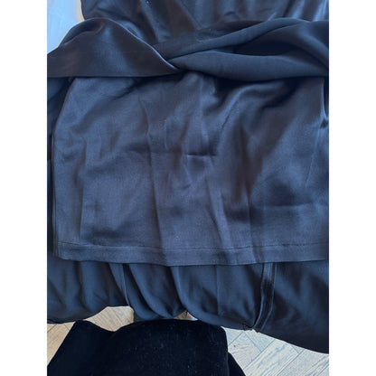 Halston Heritage Black  Satin Gown – Timeless Glamour Size 4