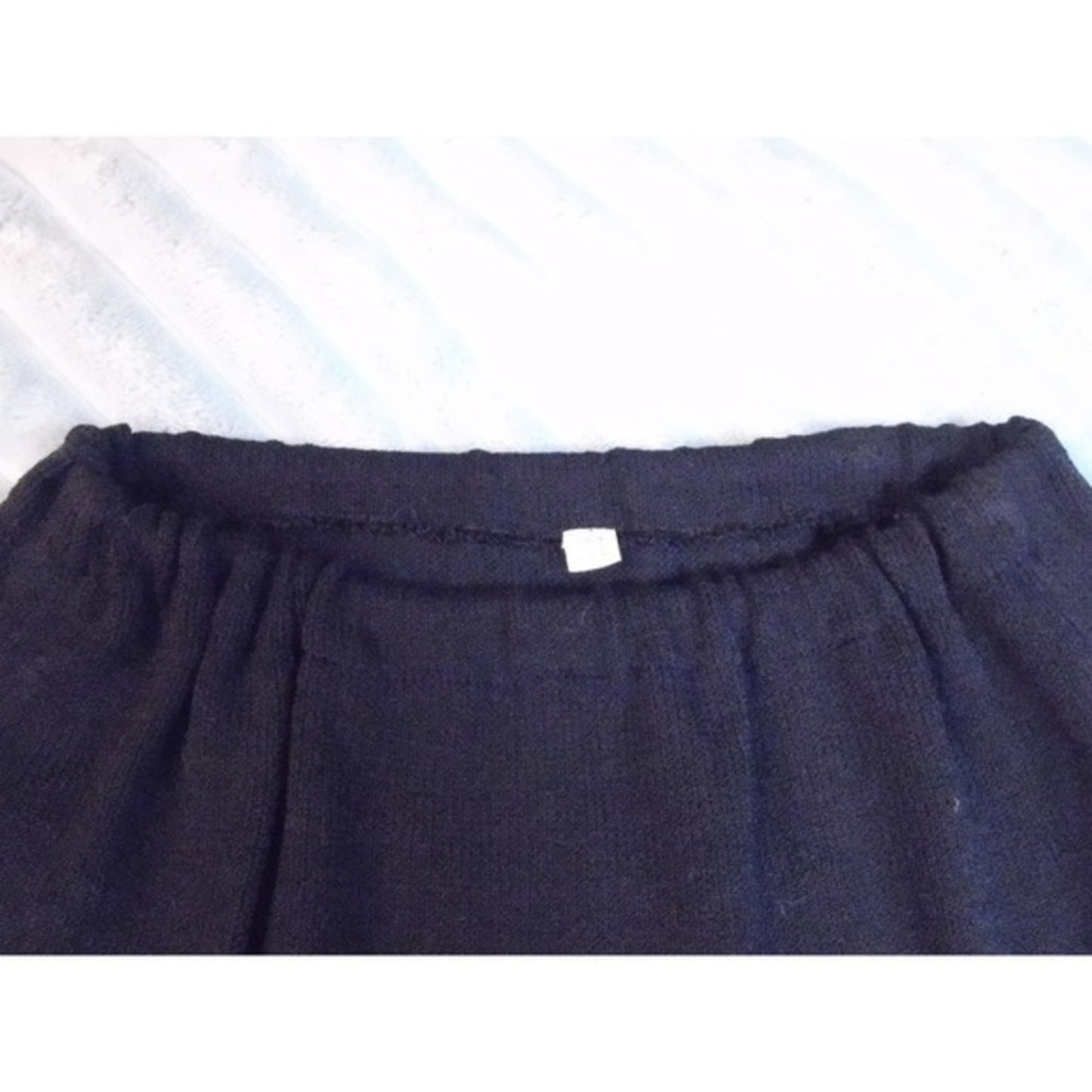 St John For Neiman Marcus Black Knit Cardigan Jacket& Skirt Set Two Piece size 4