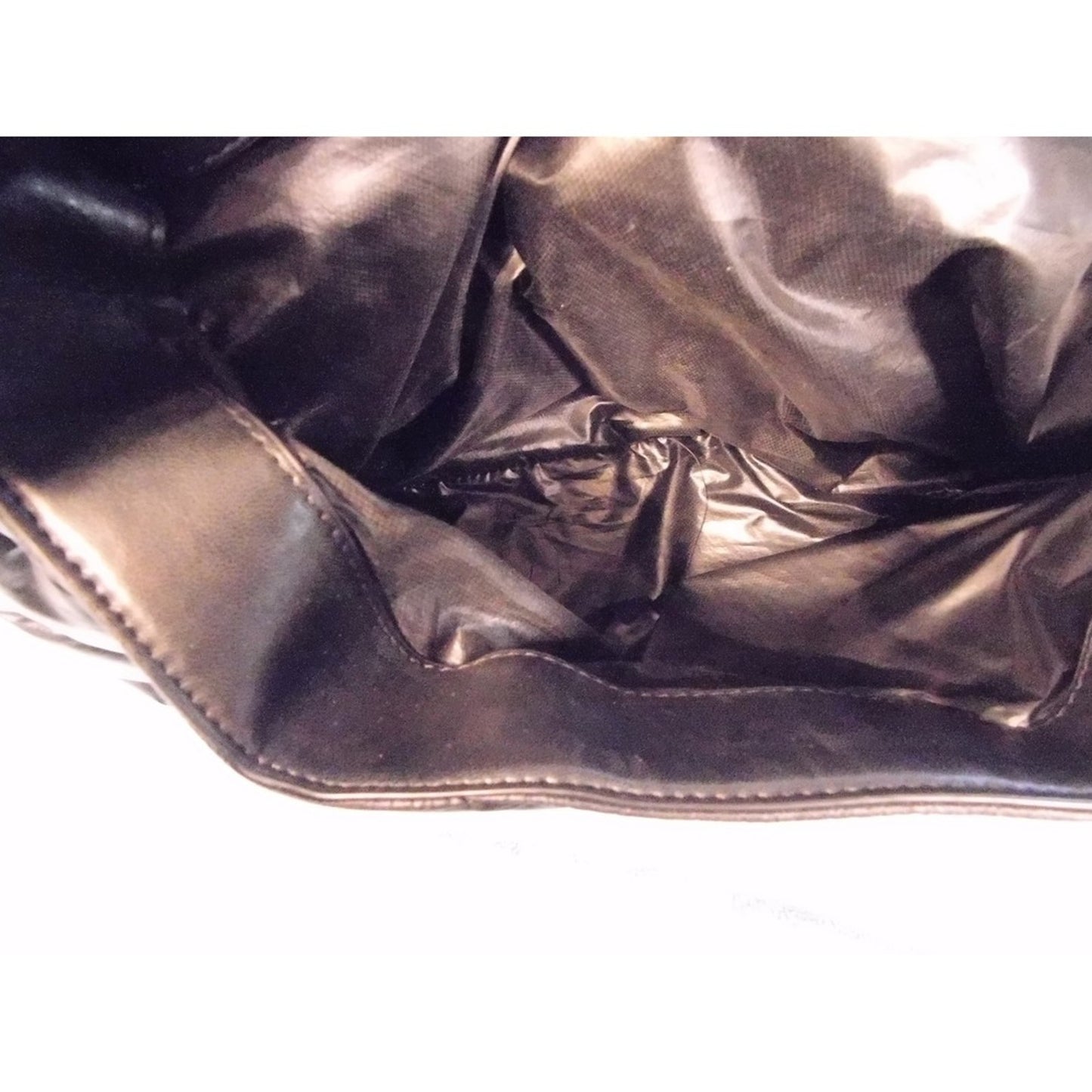 Rebecca Minkoff Puffy Chevron Shoulder Bag Bronze Metallic Chain Strap Flap