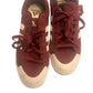 Adidas Maroon and White Sneakers Size 10