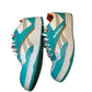 Reebok Court Peak Mens Size 8.5 White Teal Orange Purple Casual Shoes