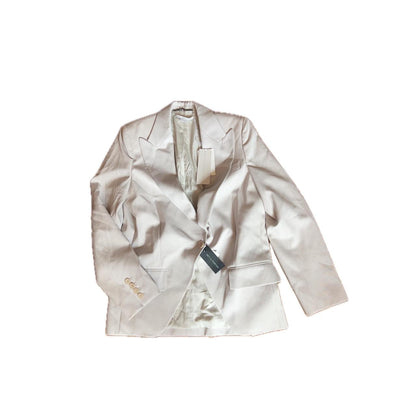 Stella McCartney Blazer Women's Size 4 Cream NWT Single Button Tailored