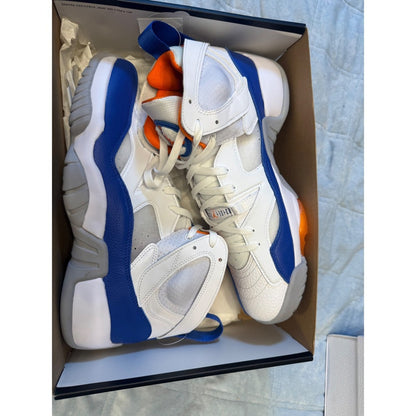 Nike Air Jordan 6 Rings Knicks DO1925-148 White Blue Orange Men's Size 12