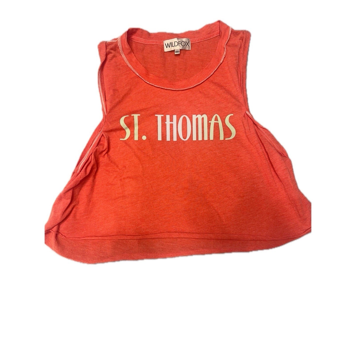 Wildfox Couture "St Thomas" Tank Top, Life Guard color, Size XS