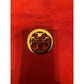 Tory Burch Red Nylon Tote Bag Gold Logo Double Handles