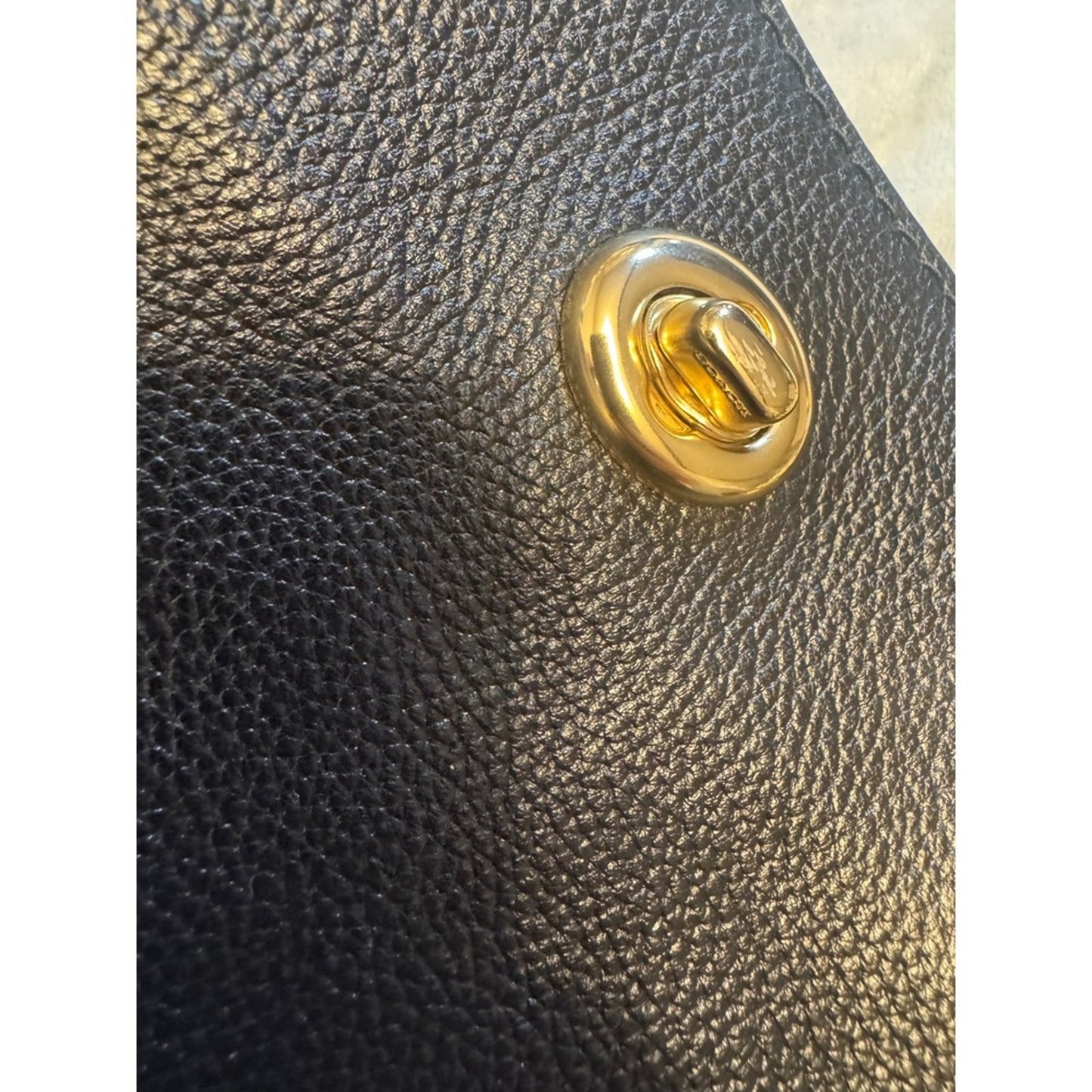 Coach Pebbled Leather Shoulder Bag Bundle