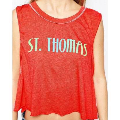 Wildfox Couture "St Thomas" Tank Top, Life Guard color, Size XS