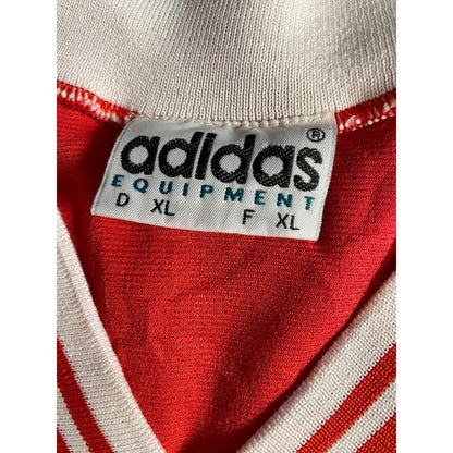 Adidas Equipment Red Long Sleeve Soccer Jersey 9 Retro Sportswear XL