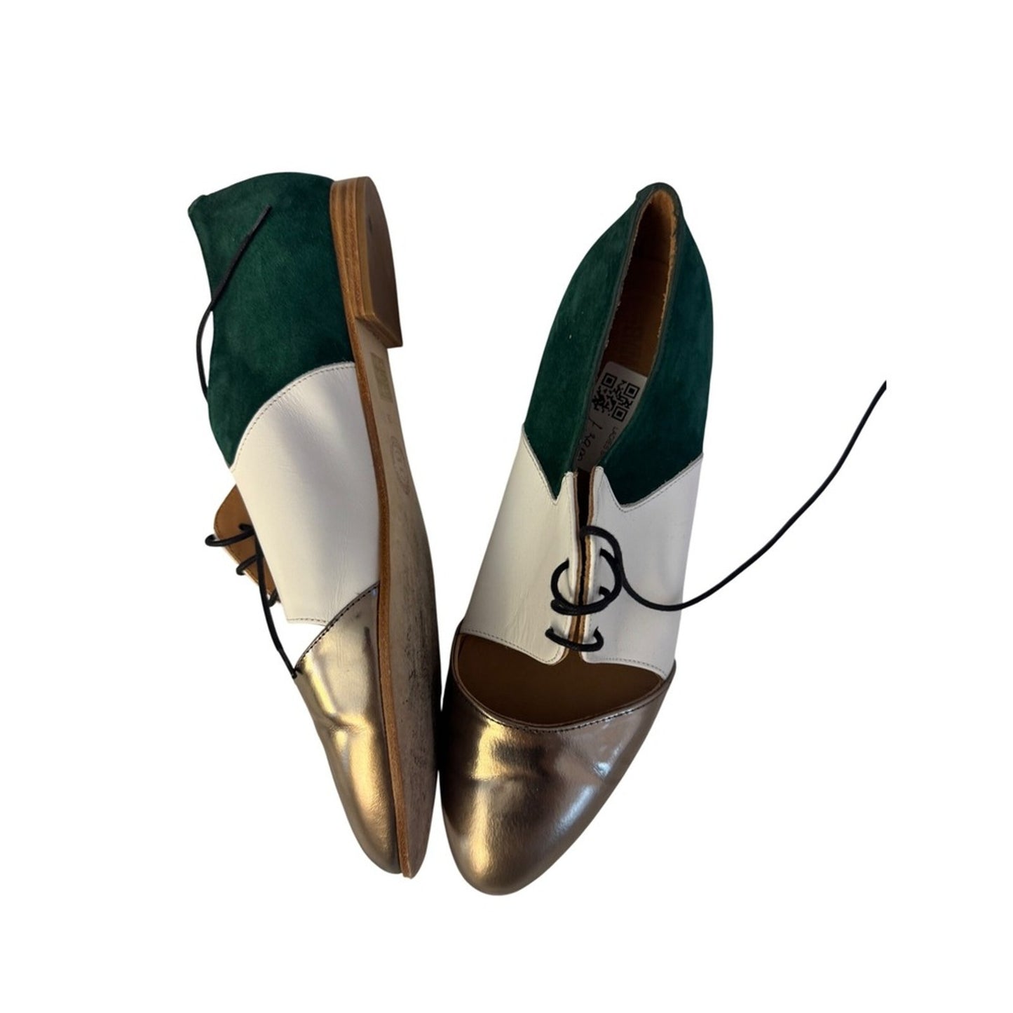 Handmade Leather Oxfords – Size 38 (US 7.5)Shoes Designed in Copenhagen