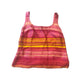 AKRIS Silk Sheer Set Womens Tank Set Pink Orange Yellow Size M .
