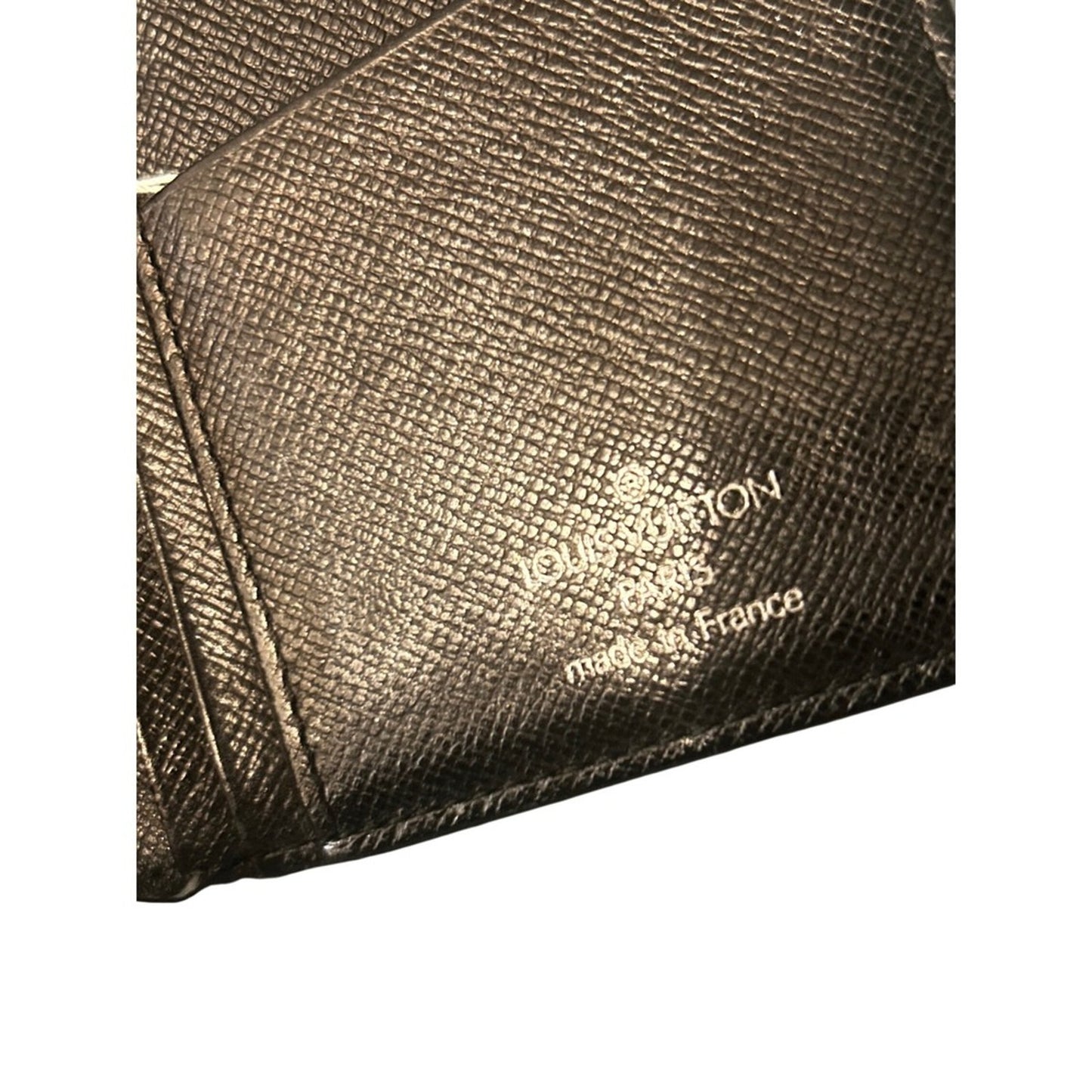 Louis Vuitton Pocket Organizer Mens OS Damier Graphite Good Card Holder Wallet