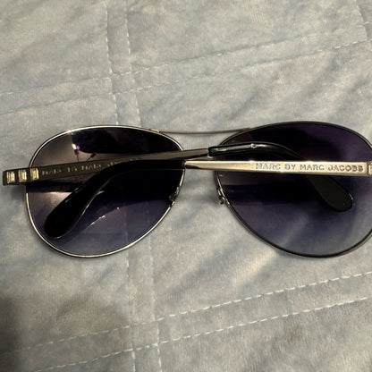 Marc By Marc‎ Jacobs Black and Purple Aviator Sunglasses
