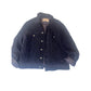 ZADIG & VOLTAIRE Corduroy Trucker Jacket Navy Blue Quilted Lined Mens Size XL
